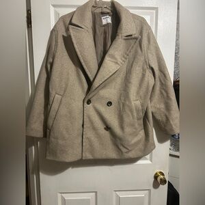 Old Navy Women's Tan Pea Coat